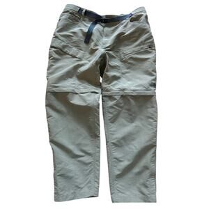 The North Face Paramount Khaki Convertible Zip Hiking Cargo Pants Gorpcore